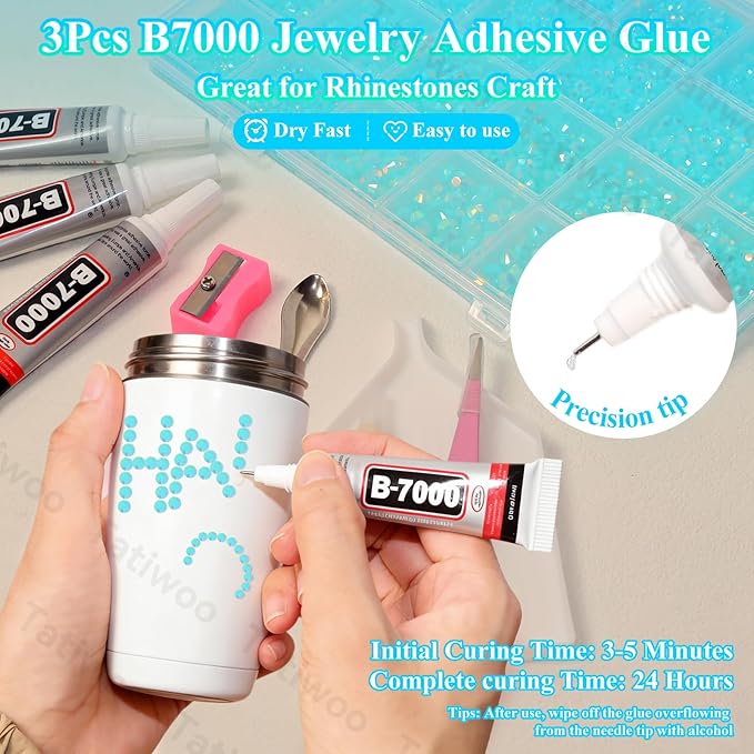 20000Pcs Sky Blue AB Flatback Jelly Resin Rhinestones for Bedazzling, Mix Sizes Crystal Rhinestones Gems, Sky Blue AB Gems Bedazzling for Crafting for DIY Face Makeup Crafts Tumblers