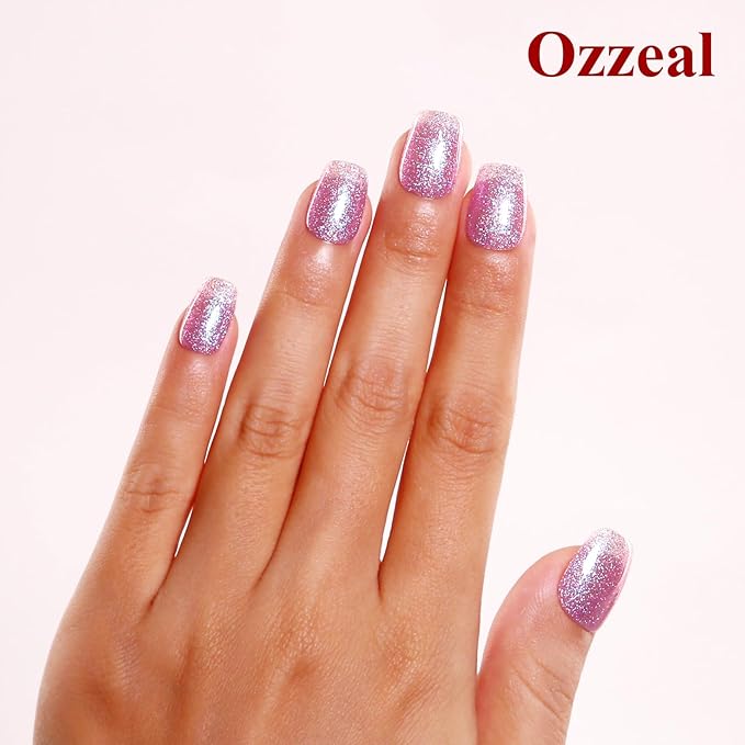 Mermaid Iridescent Glitter Gel Nail Polish - Sparkle Shimmer Gel DIY Manicure 15ML