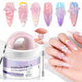 SAVILAND Pink 3D Molding Nail Sculpting Gel: 2.12 oz Solid Iridescent 3D Nail Gel for Professional Salon Use