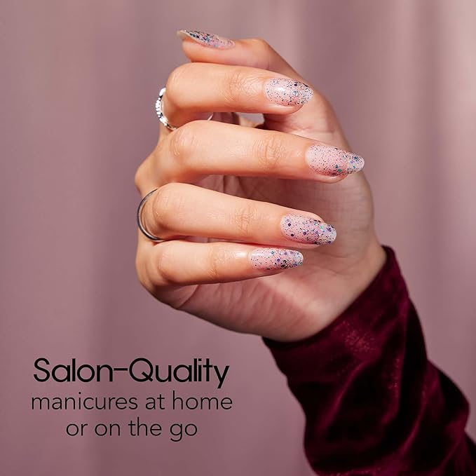Color Street Curtain Call Glitter Dip Nail Strips