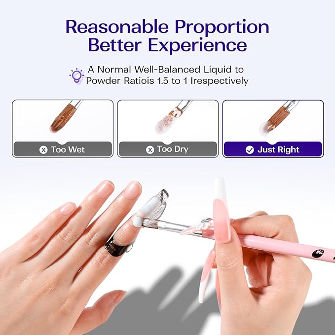 Monomer Acrylic Nail Liquid: 4fl.oz Professional EMA Acrylic Liquid Monomer with Nail Brush for Beginners at Home DIY Nail Salon Use Non-Yellowing MMA-Free