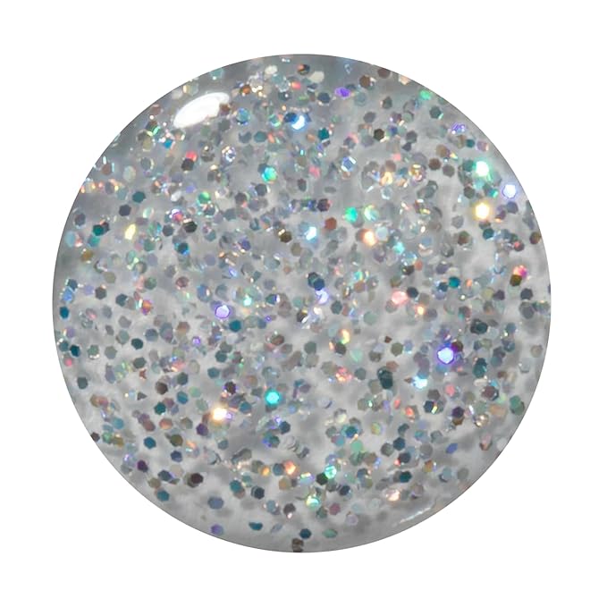 Dazzle Dry Nail Lacquer (Step 3) - Diamond - A holographic micro-glitter in a clear base. (0.5 fl oz)