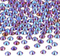2880 pcs SS12 Amethyst AB Hotfix Rhinestones Flatback Round Crystal Glass Rhinestones Gems for Crafts Nail Face Art Clothes Shoes Bags DIY