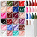 LoveOurHome 576pc Stiletto Press on Nails Long Fake Nails XL Stiletto Glue on Nails Full Cover Acrylic Nail Tips Pointy Nails Press ons Long Artificial Nail Women Girls Halloween Fake Fingernails