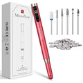MelodySusie Pen-Shaped Ultra-Slim Cordless Nail Drill, PM170F 30000RPM Portable Rechargeable Electric File with LED Display for All Manicure, Nail Care, Shaping & Gel Removal for Advanced Home Use