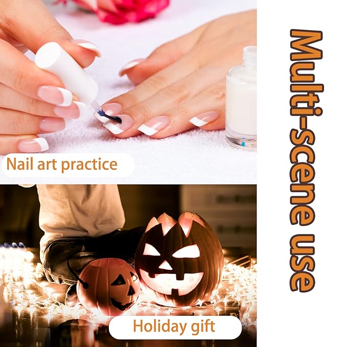 Silicone Fake Finger to Practice Fake Nails, Soft Silicone Practice Fingers for Acrylic Nails, Bendable Fake Training Finger Flexible Nail Practice Fingers for DIY Nails(Color 6)