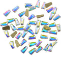 AD Beads Top Czech AB Crystal Flatback Rhinestone Nail Art Decoration Multi Shape (S09 Wing 3x6mm, 50 Pcs)