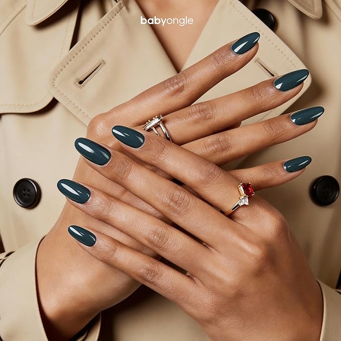 Deep Blue Nail Polish, 14 ML Quick Dry Nail Polish for Nail Art DIY Manicure at Home, Chip Resistant Nail Lacquer for Nail Art Varnish, Long Lasting, BOG124