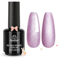 Beetles Glitter Gel Nail Polish - 15ml Spring Summer Gel Polish Light Purple Lilac Bloom Colors Soak Off UV LED for DIY Salon Home Manicures Easter Gift for Women Girls