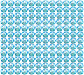 Onwon 1440 Pcs Crystal Flat Back Brilliant Round Rhinestones Glass Stones Glitter Gems Faux Diamond for Craft,Nail Art,Shoes,DIY Decorations (SS20 / 4.8mm, Lake Blue)