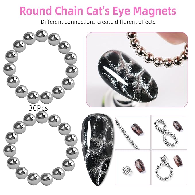 Major Dijit Cat Eye Magnetic for Nail Cat Eye Gel Nail Polish Magnet Tools Set Nail Salon Art Tools