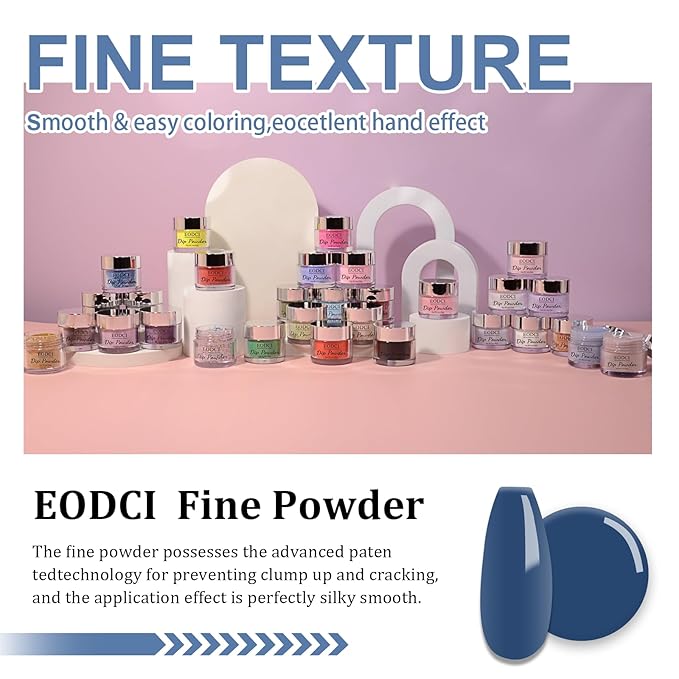Dipping Powder - Dark Grey, Nail Dip Powder 1 Oz, Professional Salon DIY French Manicure, No Lamp Needed