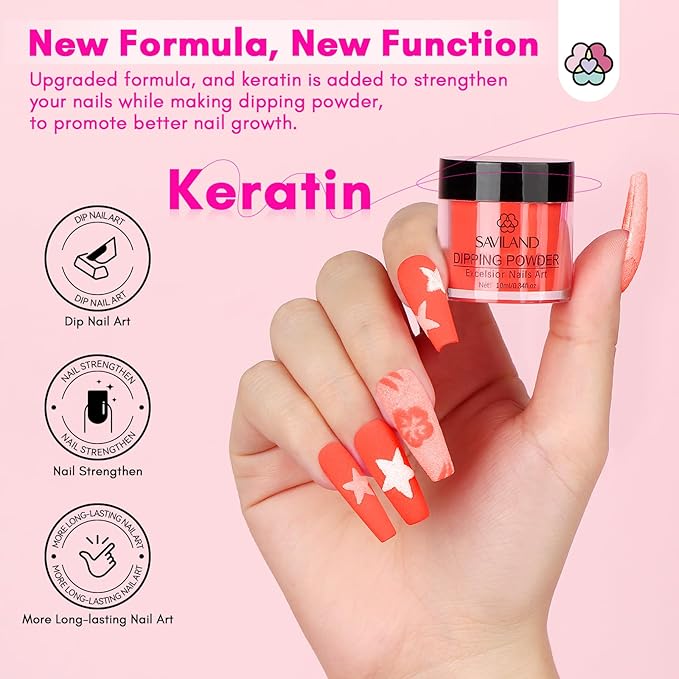 SAVILAND Dip Powder Nail Kit with Drill: Starter Kit 103 Pcs Keratin Dip Nails Powder Kit 30 Colors with Dipping Powder Liquid Set with Base Top Coat Activator for Beginners All Seasons Home DIY Salon