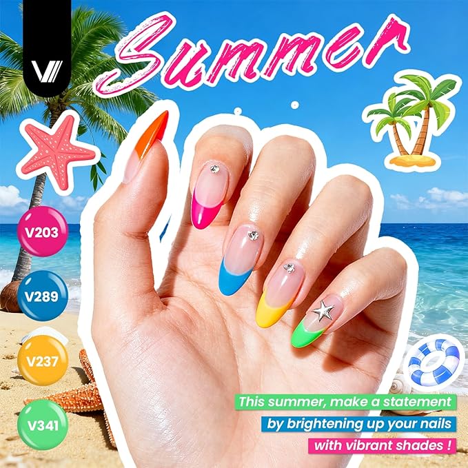 VANREESA Gel Nail Polish Kit with U V Light and Nail Drill Kit 65 Pcs Gel Polish Nail Set 35 All Season Colors Nail Polish Set Base Coat & 4 Effects Top Coat Complete Nail Kit Gifts for Women