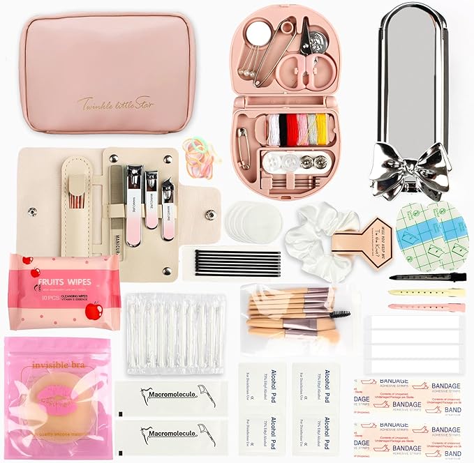 Bridal Emergency Kit 40+ Wedding Day Essentials Survival Set for Bride & Bridal Party