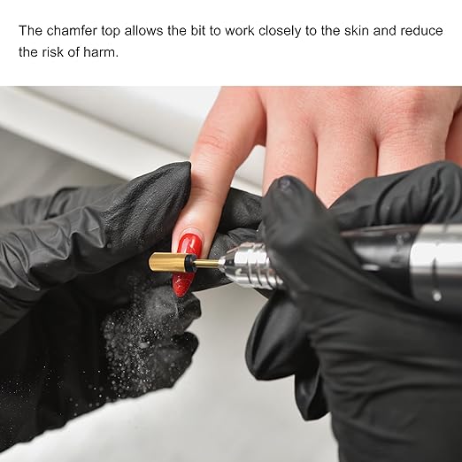 MIRACLE 3/32" Nail Drill Bits Large Barrel with Chamfer Shape Head for Electric Drill Machines l (Fine)