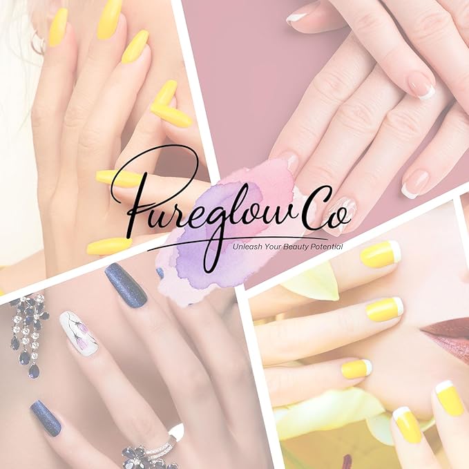10 Pcs Handmade Acrylic Press on Nails Short Duck Fake Nails with Design 3D Flower Rhinestone Charm Glue on False Nails Blue White French Tip Artificial Handmade Nails for Women - Size M