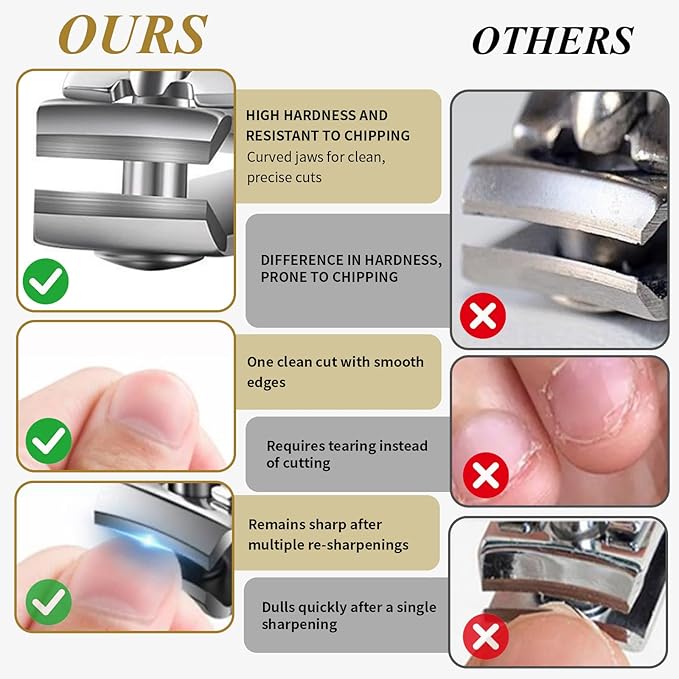 50 Sets Nail Clipper Set Bulk, 4-in-1 Stainless Steel Travel Nail Care Kit, Individually Wrapped Manicure Nail Kits with Case for Adults, Home, Hotel, Personal Care & Events（Black）