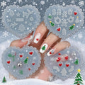 4 Pcs Christmas Silicone Nail Art Molds for Women Resin Nail Design