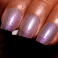 Clear Grey Iridescent Glitter Gel Nail Polish - Sparkle Shimmer Summer Rainbow Soak Off LED UV Gel Nail Polish for Art DIY Manicure - 15ML
