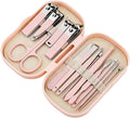 Manicure Set 14 in 1 Nail Clipper Set, Stainless Steel Nail Care Pedicure Tools With Case, Portable Travel Pedicure Kit for Men Women, Travel Grooming Facial Care Tools Set Christmas Stocking Stuffers
