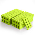 100 Pcs Sponge Toe Separators Soft Finger Separators Premium Pedicure Tool Kit Flexible Toe Divider Spacer for Polishing Pedicure Manicure Coating Nail Art Beauty Accessories (green)