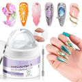 SAVILAND Sculpting Gel for Nail Art: 60 g Super Strong Solid Gel Builder 3D Gel Nail Art Clear Solid Sculpting Gels Non Sticky to Hands Extension Salon SSproSculpt X