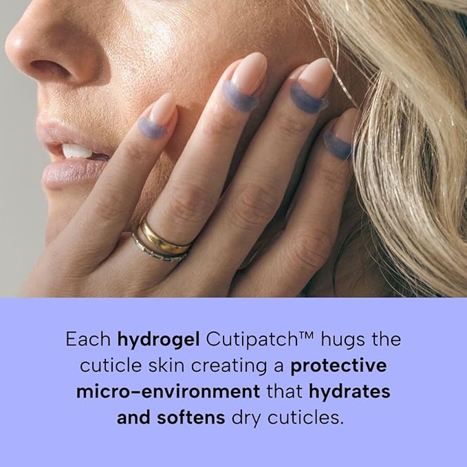 Cuticle Patches - Soften, Protect and Hydrate Dry Cuticles - First Cuticle Care Patch for Nail Treatment - No Mess from Oils - 45 Count (3 Sets + Spares)