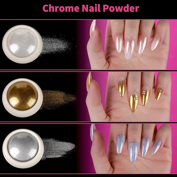 FANDAMEI Acrylic Nail Kit, Nail Art Kit, Nail Art Tools With Acrylic Nail Tips For Beginner, Nail Art Supplies For DIY , Nail Studio