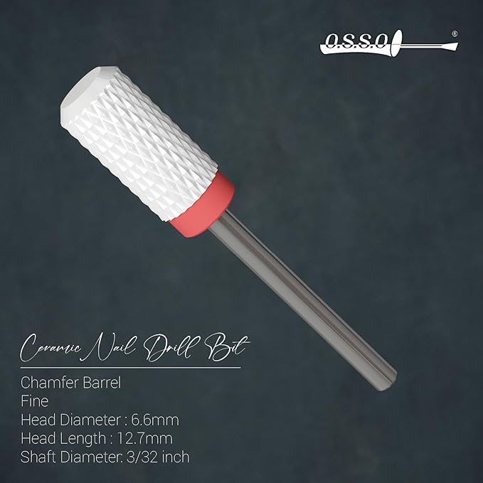 Ceramic Nail Drill Bit Chamfer, Fine