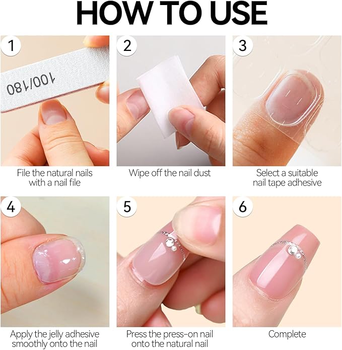Nail Stand with 480 Pcs Nails Sticky Tabs for Press On Display Practice Magnetic Fake Nail Holder for Painting,20 Sheets Nail AdhesiveTabs,Double-Sided Tape,Press On Nail kit Salon Home