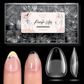 Makartt Almond Nail Tips: 510pcs Full Cover Extra Short Fake Nails, 15 Sizes Soft Gel Half Matte Pre-shape Soak Off for Press on Nails DIY for Extension No Crease Acrylic Nail Manicure Salon Home