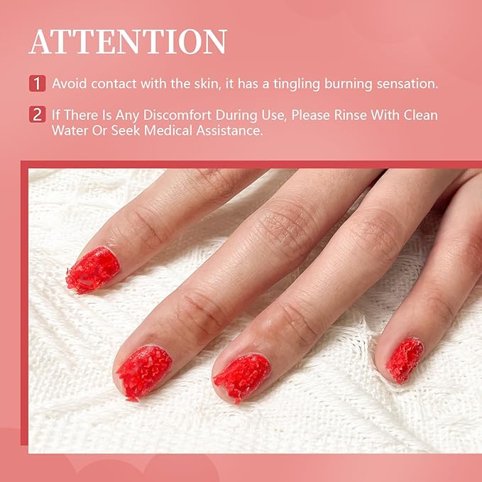 JODSONE Gel Nail Remover Quick Gel Nail Polish Remover, 3-5 Minutes Gel Remover for Nails