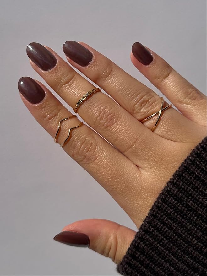Semi Cured Gel Nail Strips (Dark Horse)