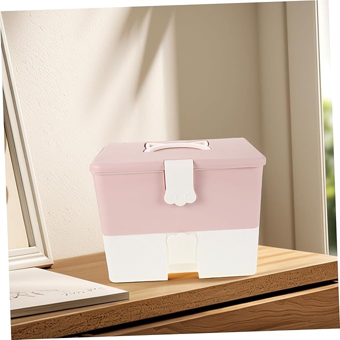 Nail Supply Organizer Case Makeup Box Nail Polish Holder for Travel Home