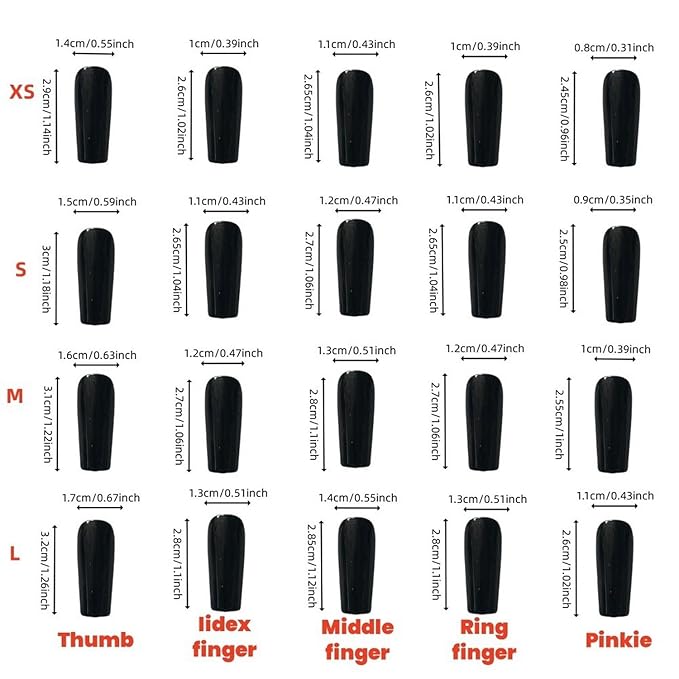 Handmade Press on Nails Long Square Shaped Fake Nails with 3D Rhinestones Flower Design Thick Acrylic and Muti-Layer Gel False Nails White French Tip Full Cover Acrylic Nails for Women (Size M)