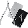 Makartt Professional Cuticle Nipper: 1/2 Jaw Precision Cuticle Trimmer for Beginners & Nail Technicians, 5mm Short Blade, Rust-Resistant Stainless Steel, Salon & Detailed Nail Art Use (Pearl Chrome)