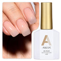 AILLSA Nude Gel Polish - Jelly Gel Nail Polish Nude Pink Translucent Soak Off U V Gel Polish Neutral Color Nail Gel Polish for Nail Art French Manicure at Home 0.51 Fl Oz GB60