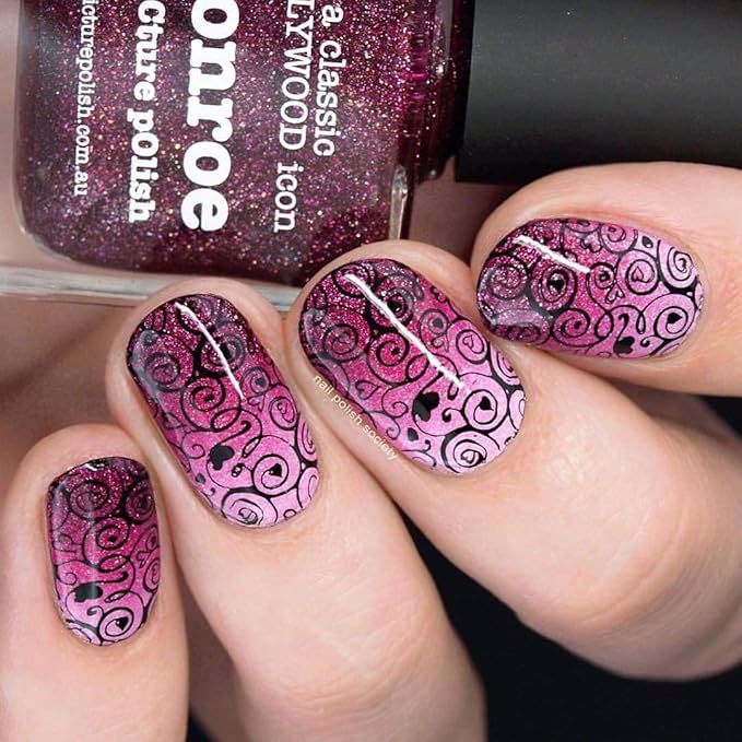 Whats Up Nails - B041 Season of Love Stamping Plate for Nail Art Design