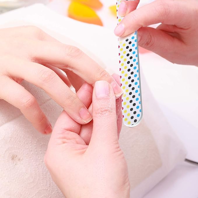 Mudder 20 Pcs Nail File Colorful Emery Boards Nail Buffer File Tools for Women Double Sided Filers for Shaping and Smoothing Toenails and Fingernails