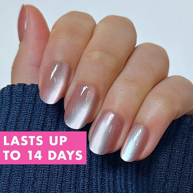 Olive & June Instant Mani Press-On Nails (Glue) | 42 Fake Nails, 21 Sizes | Non-Toxic, Long-Lasting Recycled Materials Realistic Look | Spring Flowers & Patterns | Short, Round | HZ Velvet