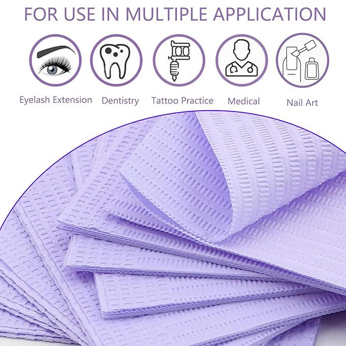 Disposable Nail Mats for Acrylic Nail Tech Must Haves,50PCS Disposable Nail Art Table Towels Mat 13" X 17" Pads for Nail Decoration Kit,Nail Art Accessories