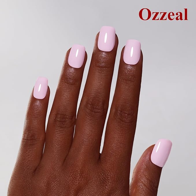 Gel Polish, 0.5 Fl Oz Light Pink Nail Gel Polish Spring Summer Art Starter Manicure Salon DIY Soak off UV LED Design