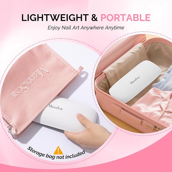 MelodySusie Nail Arm Rest, Portable Manicure Hand Rest, Professional PU Leather Nail Hand Rest Stand for Acrylic Nails, Nail Hand Pillow for Nail Tech Manicurist, Travel Salon Home, White
