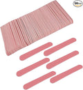 Mini Nail Files Bulk (100 Pcs), Double Sided Emery Board Nail File for Nature Nails, Manicure Tool Set Disposable Colorful Nail File for Home Salon Use Travel Size Men Women Kids Wood Board