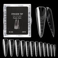 NMKL38 120PCS Dual Nail Forms 12 Sizes Extension Poly Nail Gel Full Cover Nail Molds