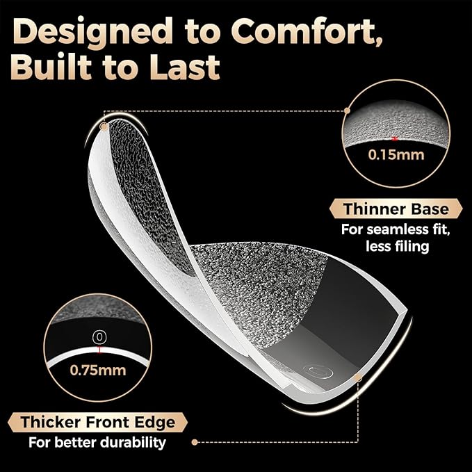 Extra Short Nail Tips: 504pcs Pre-shaped Half-matte Coffin Short Nails, 12 Sizes XS Clear Full Cover Fake Nails Soft Gelly Ballerina Press on Gel Nail Tips for Extension