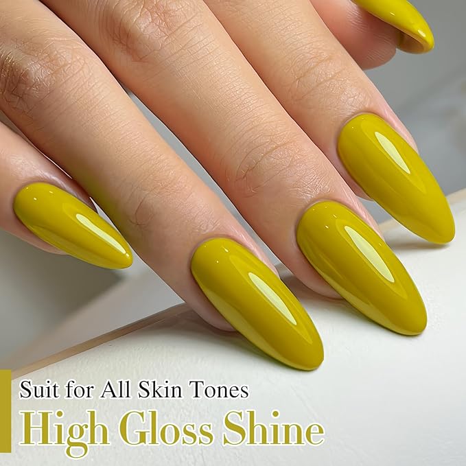 Double Rhythm Gel Polish 15ML Jelly Sheer Pastel Light Milky Color Pearl White Bottle 1 PC 0.5 OZ Full Size Nail Art Salon at Home (Avocado Green-D1461)