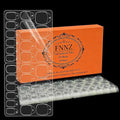 300 Pcs (10 Sheets) Nail Adhesive Tabs, Ultra Thin Double-Sided Nail Sticky Tabs for Press on, 15 Sizes Jelly Nail Glue Stickers Waterproof Press on Nail Sticky Tabs for Manicure Nail Accessories