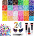 Bedazzler Kit with Rhinestones, 2026 New Resin Jelly Rhinestones for Bedazzling, Multicolor 3mm Flatback Gems for Nail Diamond Art Crafting Book Makeup (24000)